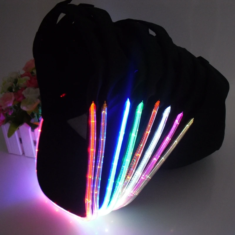 The Colorful Led Frame Hat with New Design led lighted caps with logo