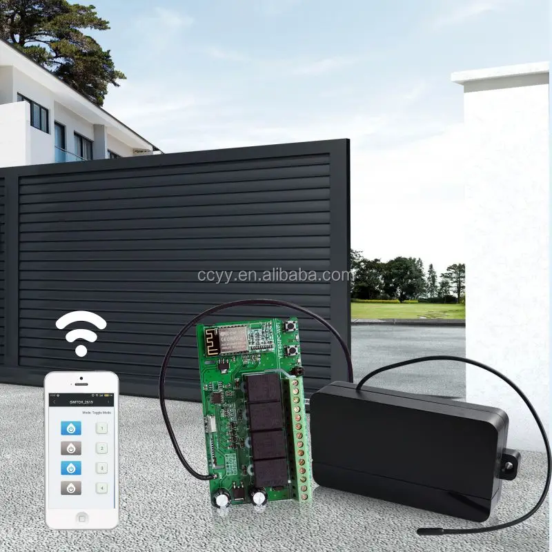 12V 4Ch  433MHz Receiver APP Remote Control for WIFI Switch
