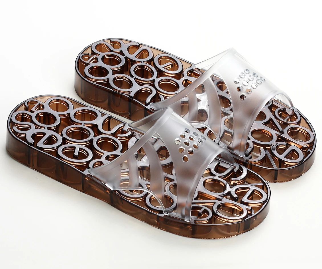 Comfortable PVC Material Massager Slippers PVC Slides Slippers for Relaxation