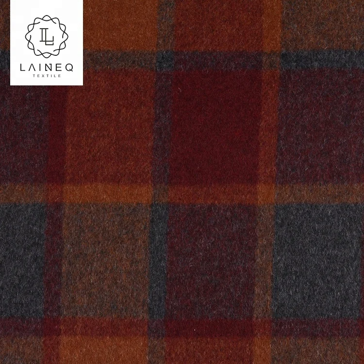 2018 новый дизайн мужская клетчатая Клетчатая Шерстяная ткань в клетку для зимних пальто