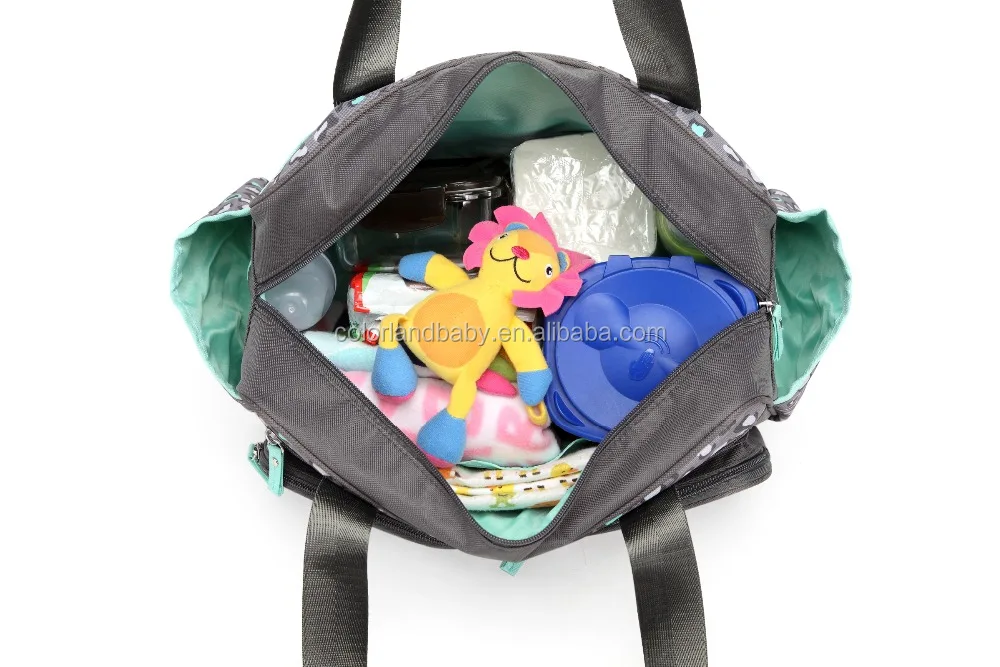 Stylish Baby Diaper Bag Leopard Print Fashion Mom Bag