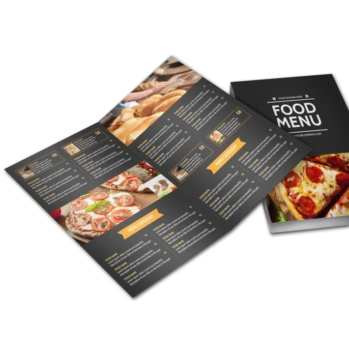 a4 menu printing