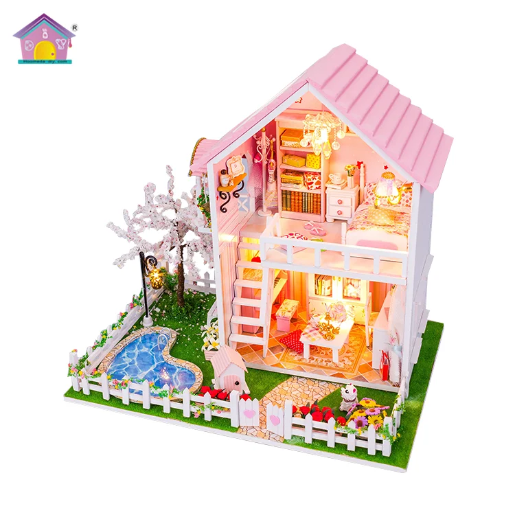 Дерево подарки, чтобы сделать ручной работы ремесло лучшие продажи деревянные игрушки для детей Кукольный дом игрушки