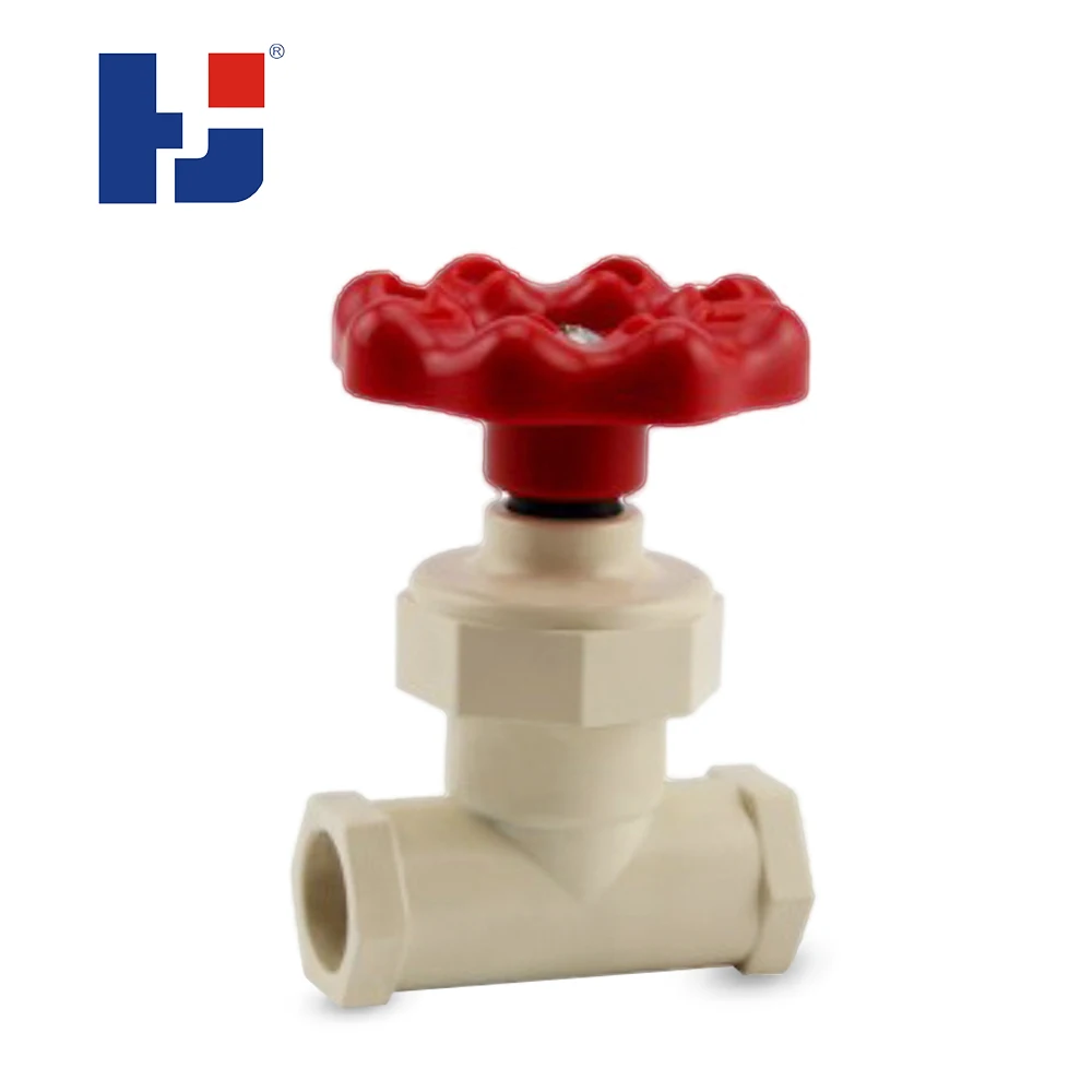 Top supplier CPVC ASTM D2846 90 degree plastic angle seat stop cock valve