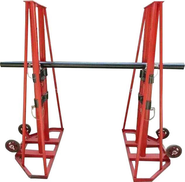 10 Ton Hydraulic Cable Reel Stand Drum Support Wire Rope Jack for