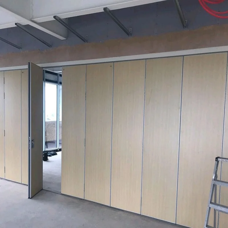 Modern Design RTS Folding Movable Soundproof Partition Wall for Banquet Hall Sliding Movable Partition Walls Cost