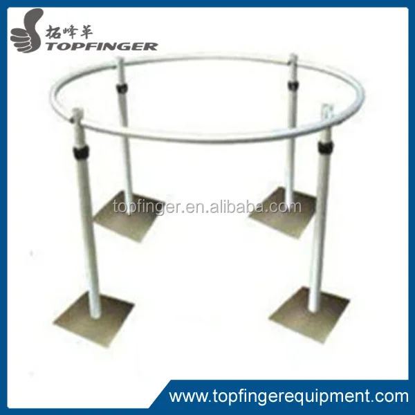 Самое лучшее обслуживание алюминиевый выдвижная труба пелерина стенд с драпировкой