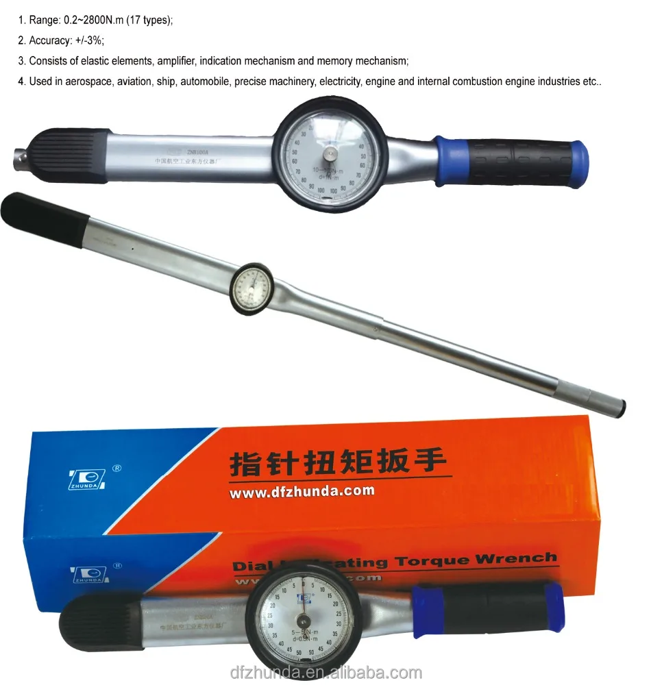 Dial Indication Torque Wrench For Repair And Screw Manual Type Dial