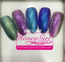 5pcs chameleon gel nail polish soak off uv color gel 6ml Free Shipping