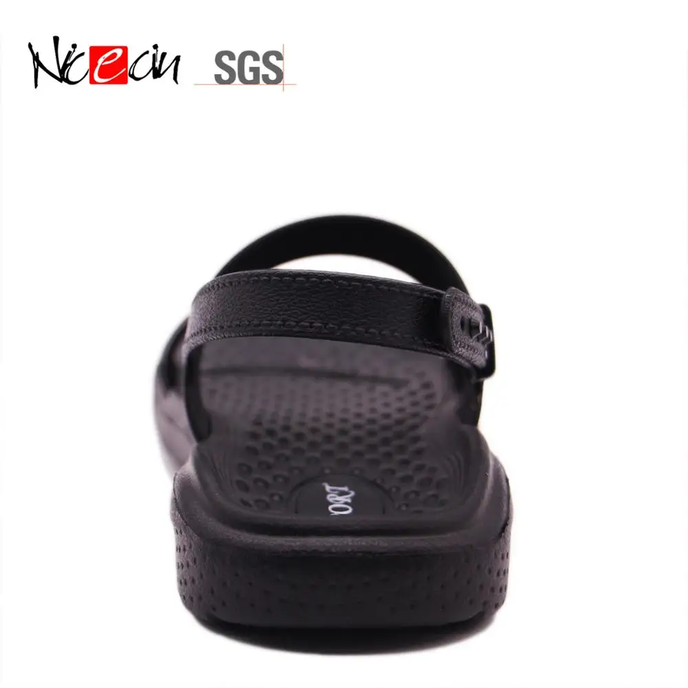 Черные повседневные удобные пляжные сандалии, летние тапочки, детская обувь на заказ