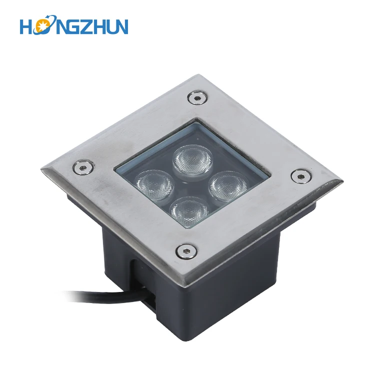 Рекламная наружная светодиодная подземная лампа Ra80 Bridgelux IP66 из нержавеющей стали 4 Вт 6 Вт 9 Вт 12 Вт 18 Вт 24 Вт