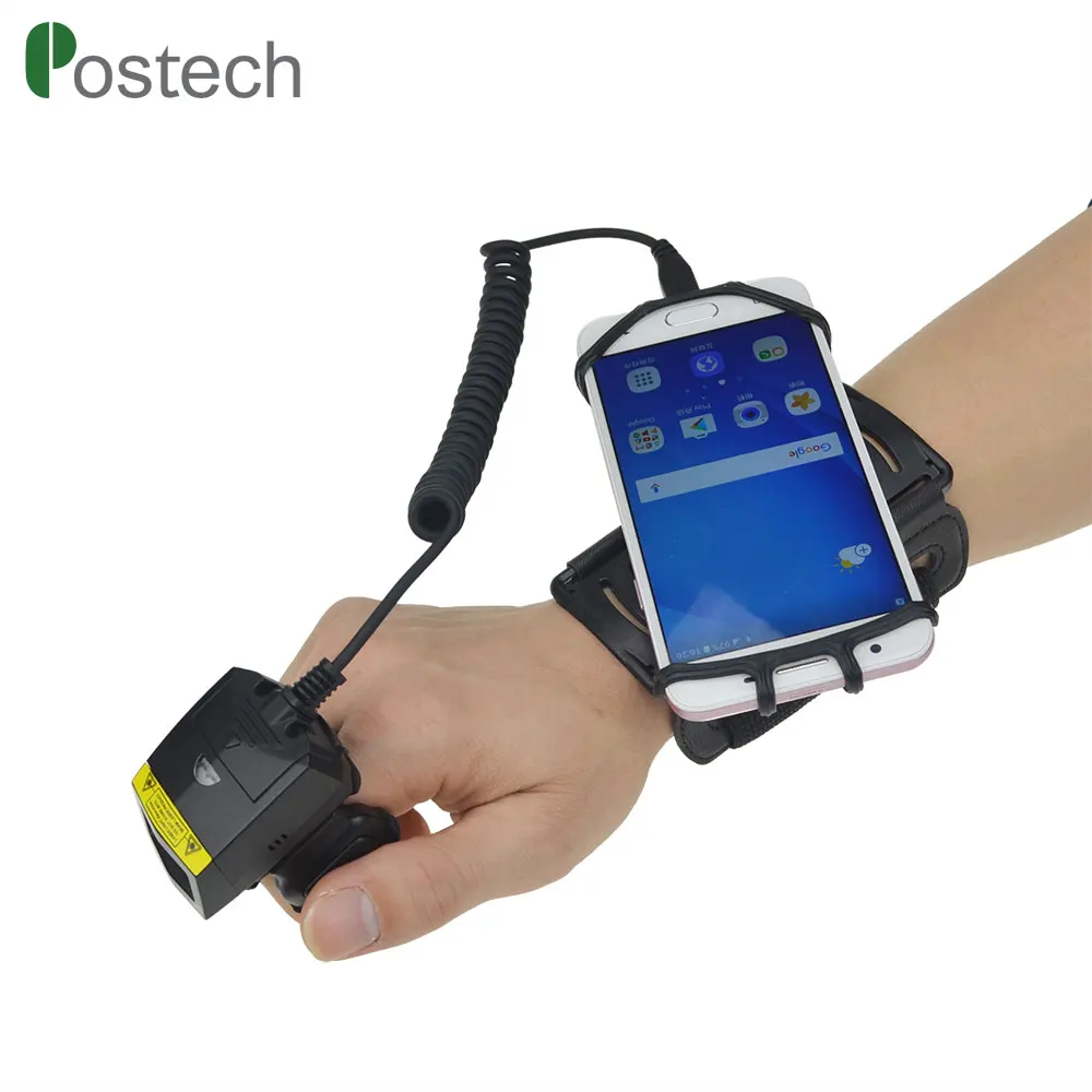 Add to Compare ShareFactory Directly Adjustable Armband Cell Phone Terminal for Wearable Ring Barcode Scanner Used in Logistics