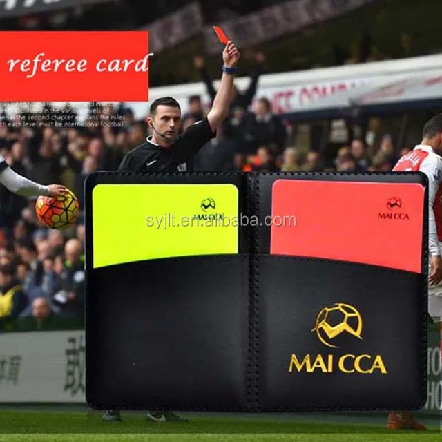 Cartons Arbitre Football PVC - 10 Pièces (5 Rouges, 5 Jaunes) 11 X 8 Cm - 5