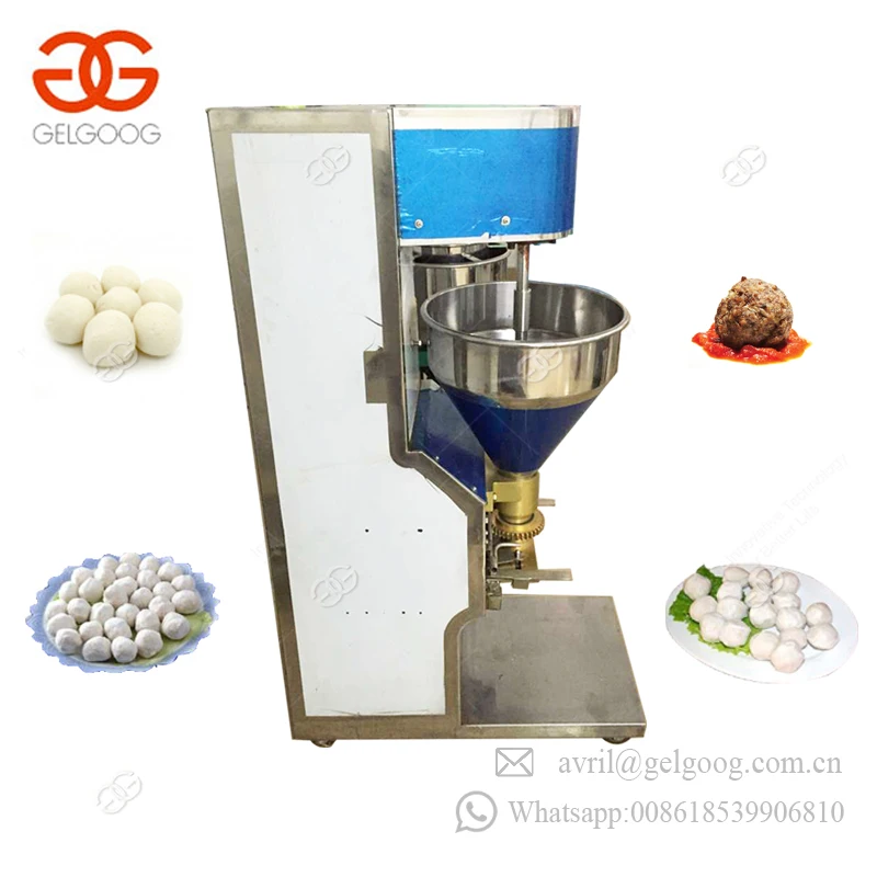 Automatic Electric 60MM Meatball Extruder Forming Processing Machinery Fish Roll Maker Chicken Meat Ball Making Machine for Sale