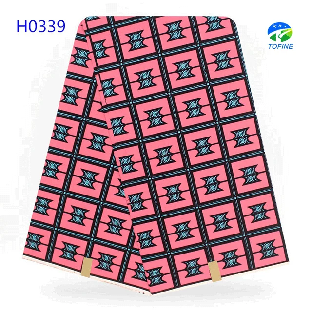Китайский поставщик ткань с африканскими восковыми принтами спандекс 100% хлопковая для женской