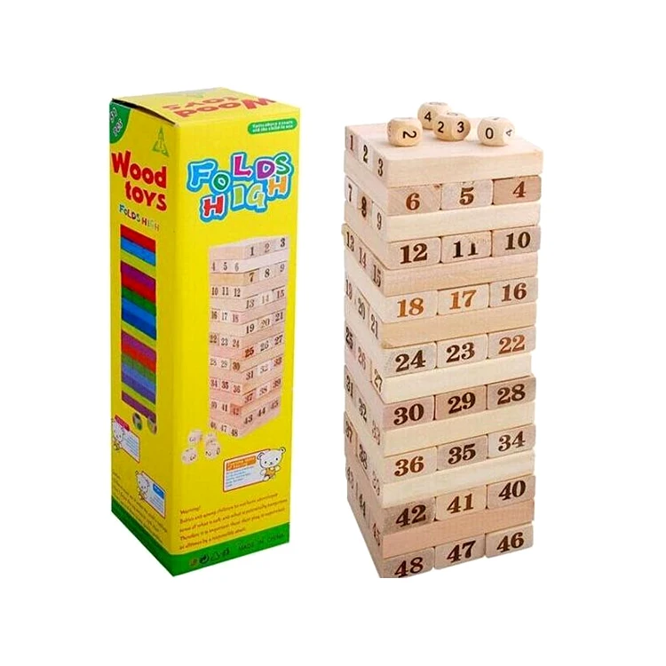 FQ марки оптом детская interedsting развивающие игрушки игры 48 шт. Деревянный Пользовательский