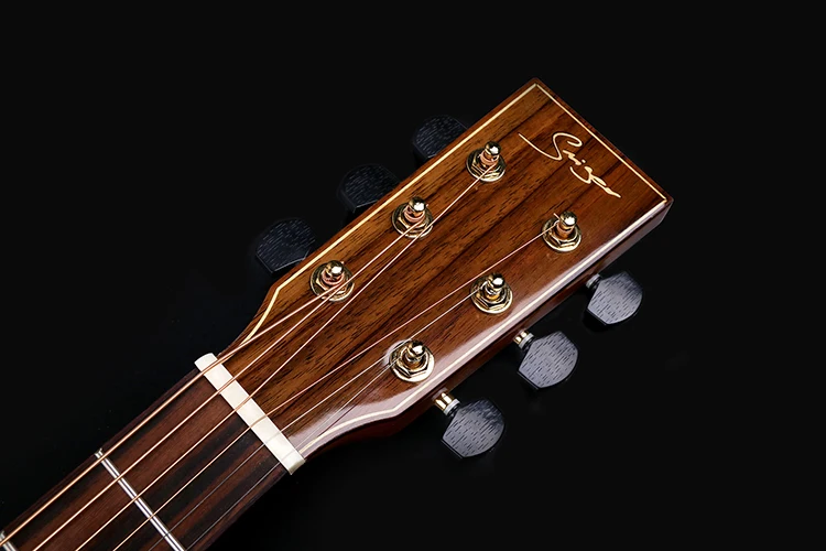 人気のオールソリッドスクープカッタウェイインレイアコースティック