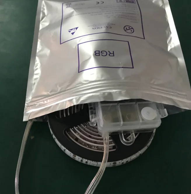Светодиодная лента SMD5050 RGB на батарейках 5 в постоянного тока 1 м/60 светодиодов гибкая с батарейным блоком/коробкой