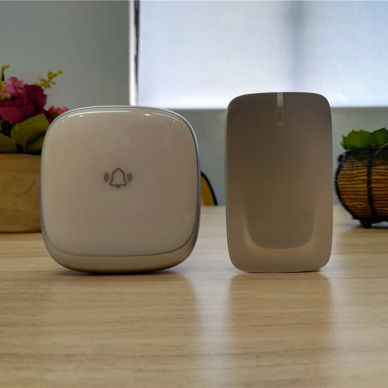 Беспроводной кольцевой дверной звонок со вспышкой uk для людей с нарушением зрения и трудным