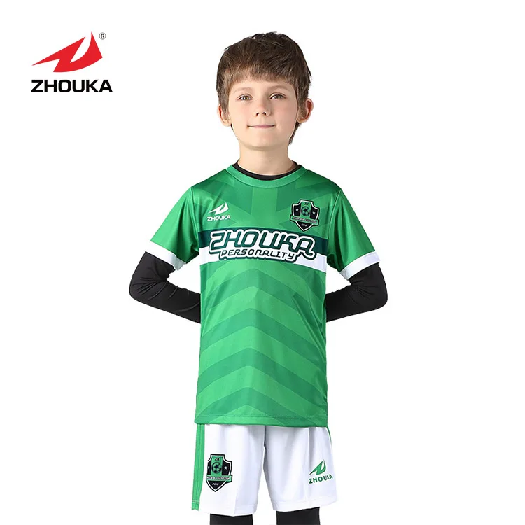 Custom Digital Print Kids Boys Clothing Football Jersey Set