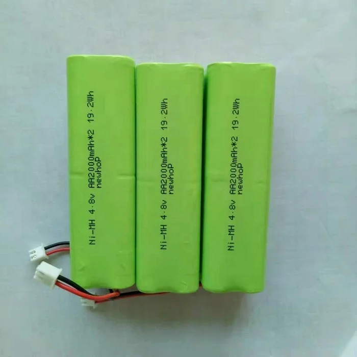 4.8v aa 4000mah nimh rechargeable battery packs for solar light