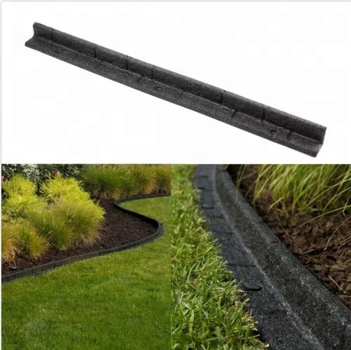 Removable Rubber Garden Edging for Border Ecofriendly