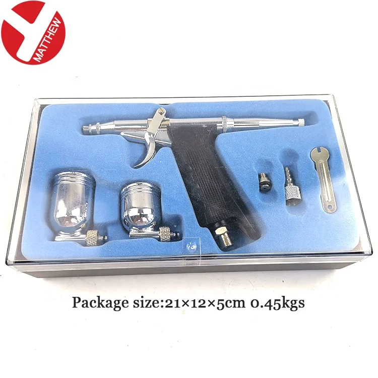 Pattern Painting Mini Airbrush Cake Decorating Kit Makeup Spray Gun for Nail Temporary Tattoo - Image 6