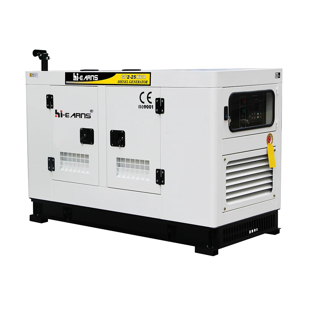Hi Earns Hot Sale 15KW 20KVA Super Silent 50HZ 380V Water Cooled diesel Generator Electric Start