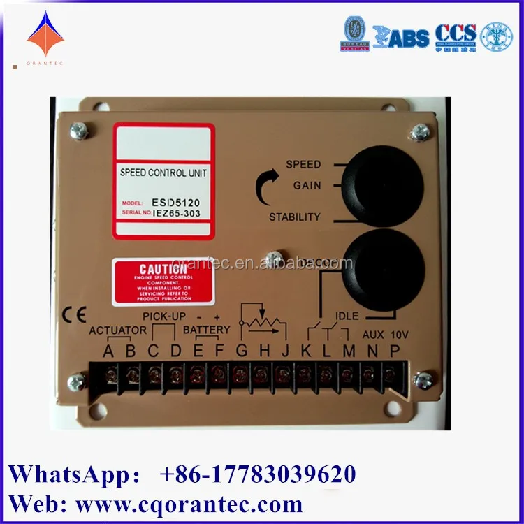 The Portable Generator Part Speed Control Unit 5500e ESD5500E