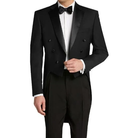 black tuxedo tailcoat