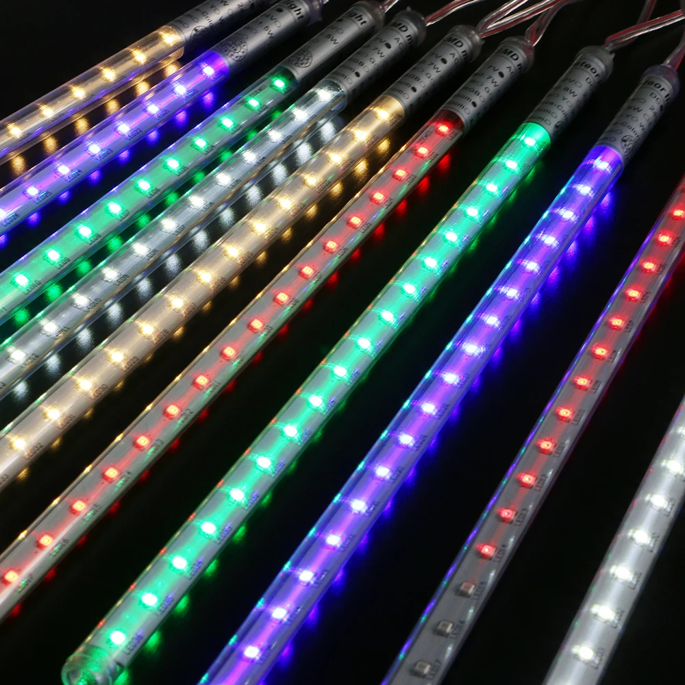 户外led 流星管防水仙女灯串花园,庭院,院子,圣诞树 - buy high