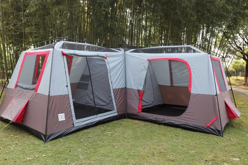 3 room Trail Family Camping Tent,12