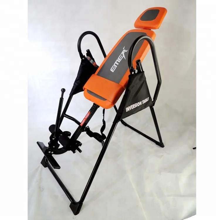 Life Health Fitness Foldable Inversion Table Back Pain Trainer Weight Bench Flexible Overturn Table Indoor Body Fit Equipment