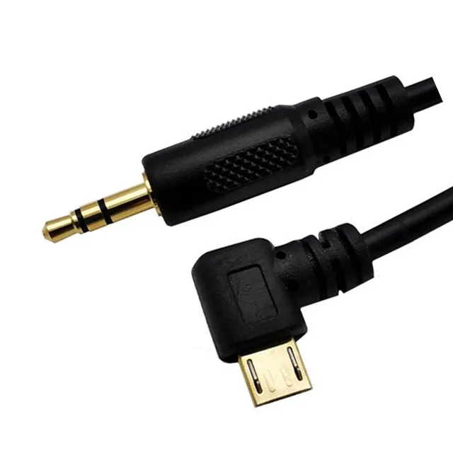 kollision dome skildring Angle Micro Usb Male To 3.5mm Jack Male Audio Cable Cord For Active Clip Mic  Microphone Convert Adapter -1feet (black) - Buy Angle Micro Usb To 3.5mm  Audio Cable,480mbps Micro Usb 5pin