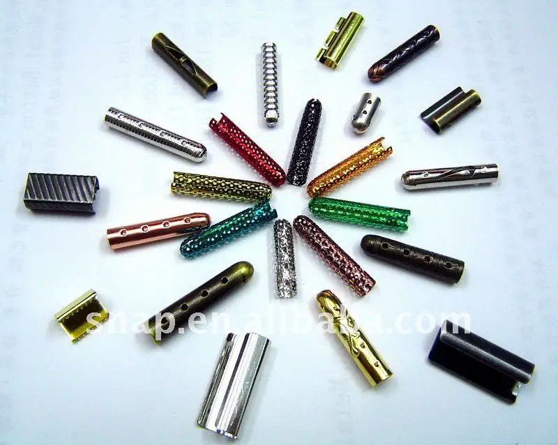 Металлические наконечники для шнурков