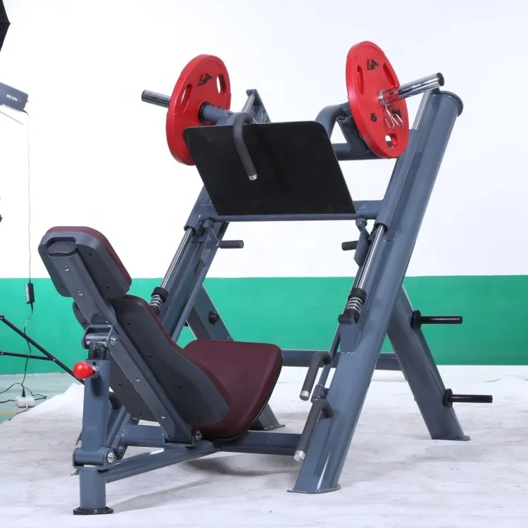 Сертификат CE, гибкое оборудование для фитнеса, тренажер 45 градусов, вертикальный пресс для ног, продажа