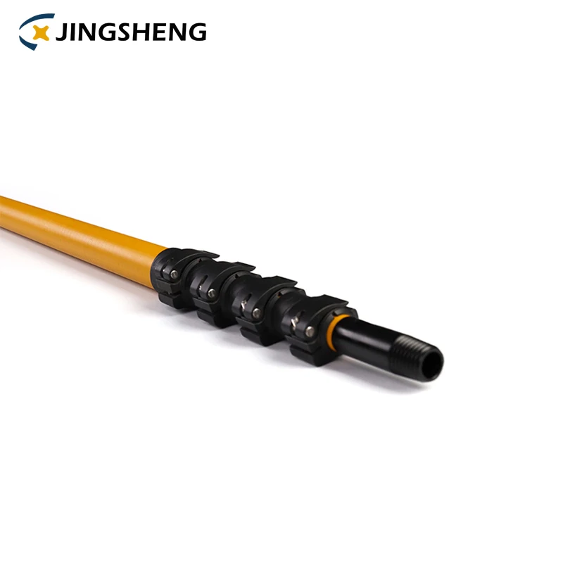 Produktbild von 180 Cm Kohlefaser-Zentrierstab – 4-teilig, 5/8" Gewinde, 32 Mm Durchmesser, Leicht & Tragbar Für GPS-Vermessung