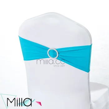 factory sale spandex chair covers with band cheap chair cover for event decoration
