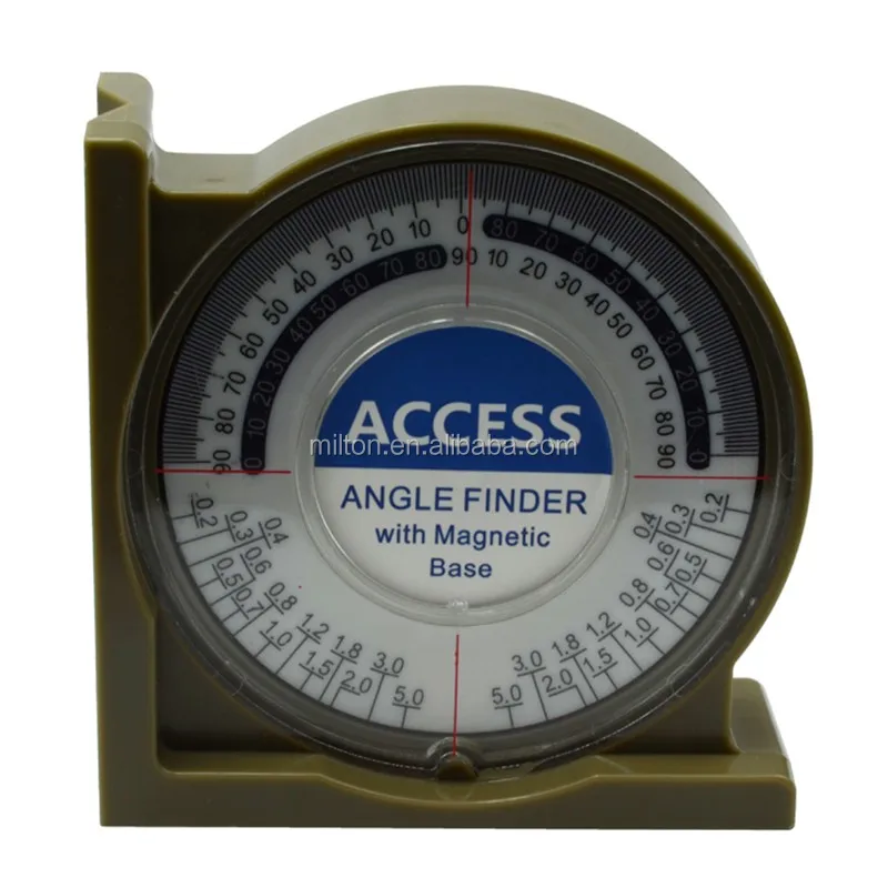 Magnetic Base Slope Inclinometer Angle Finder Measuring Slope Protractor #KY 