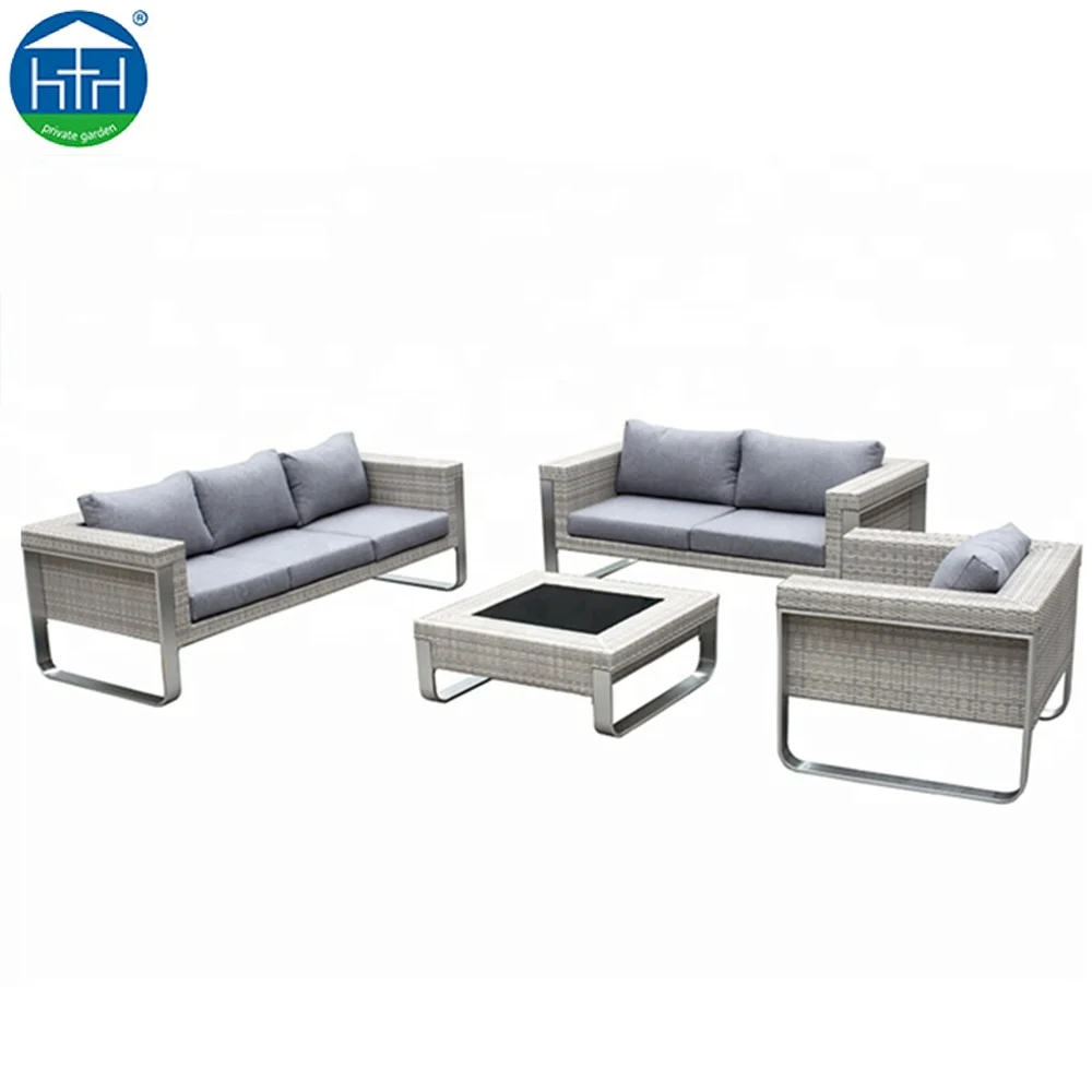 
 Мебель из ротанга, красочный наружный алюминиевый диван для гостиной, наружный диван для гостиной  