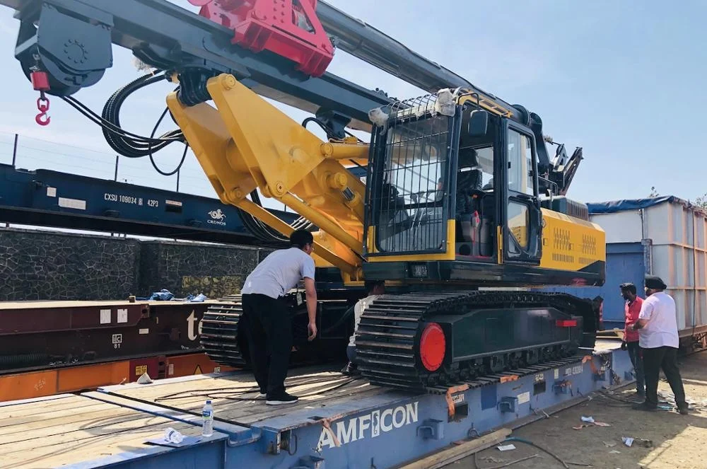 LR130 30m Pile Driving Machine Helical Screw Piles Work Used Rotary Drilling Piling Rig Machine Price