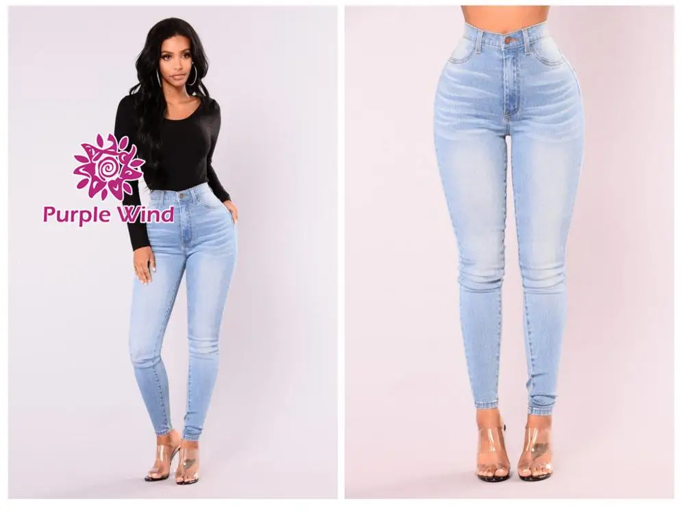 High Waist Custom Denim Elegant Colombian Plus Size Women Fashion Jeans
