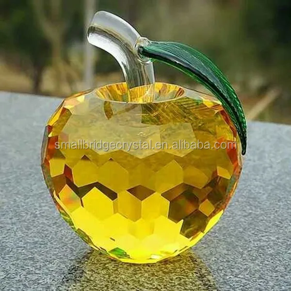 Wedding favor use cheap crystal apple