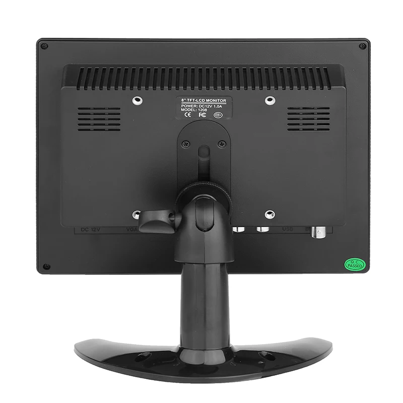 ZHIXIANDA 8 Inch TFT IPS CCTV Monitor - 800x600 LED Display