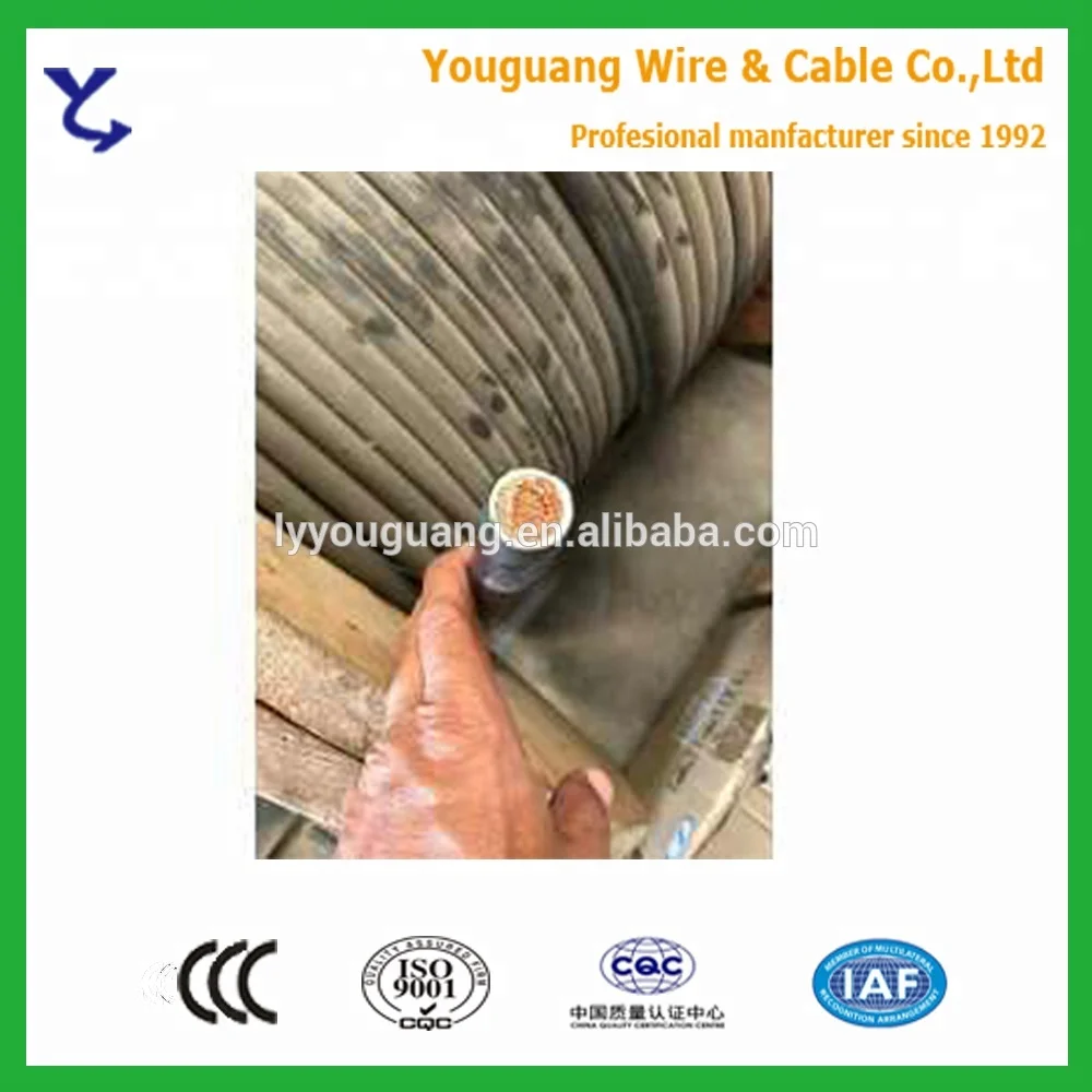 Copper Conductor Cable Single Core Cross Section 300 MCM 250 MCM Cable