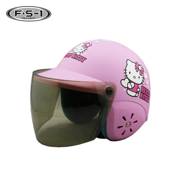 decal Pink color open face infant motorcycle helmet full face for kids