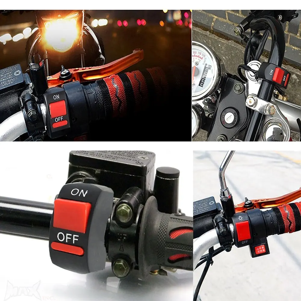 Мотоцикл руль убить вкл/выкл переключатель аварийной остановки