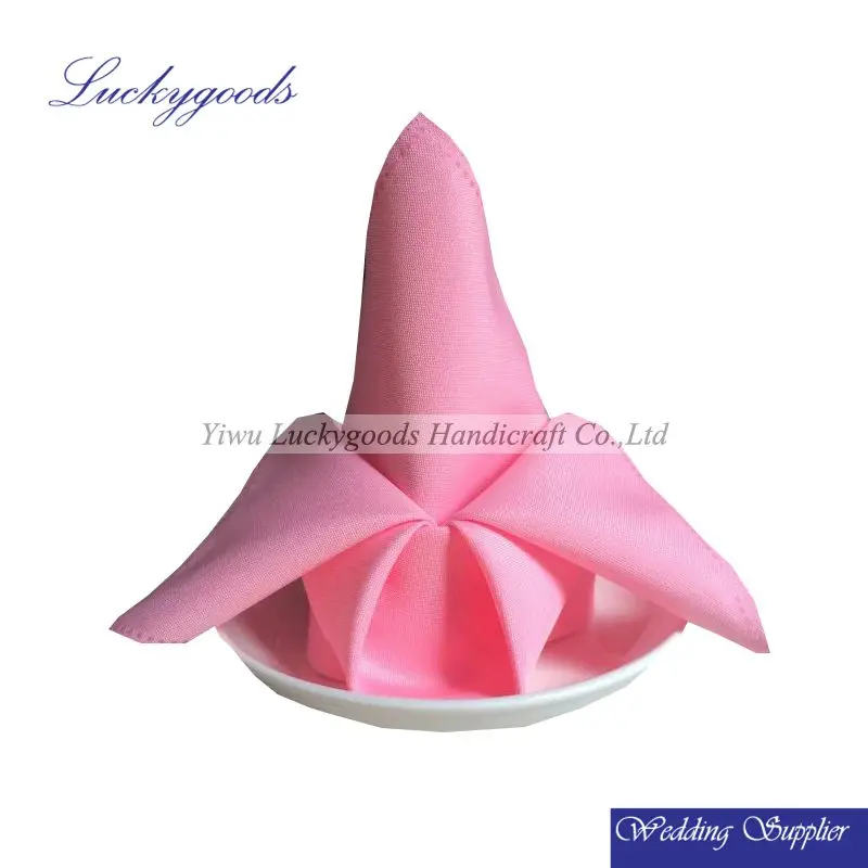 Оптовая продажа однотонная настольная салфетка 48x48 см для украшения ресторана и