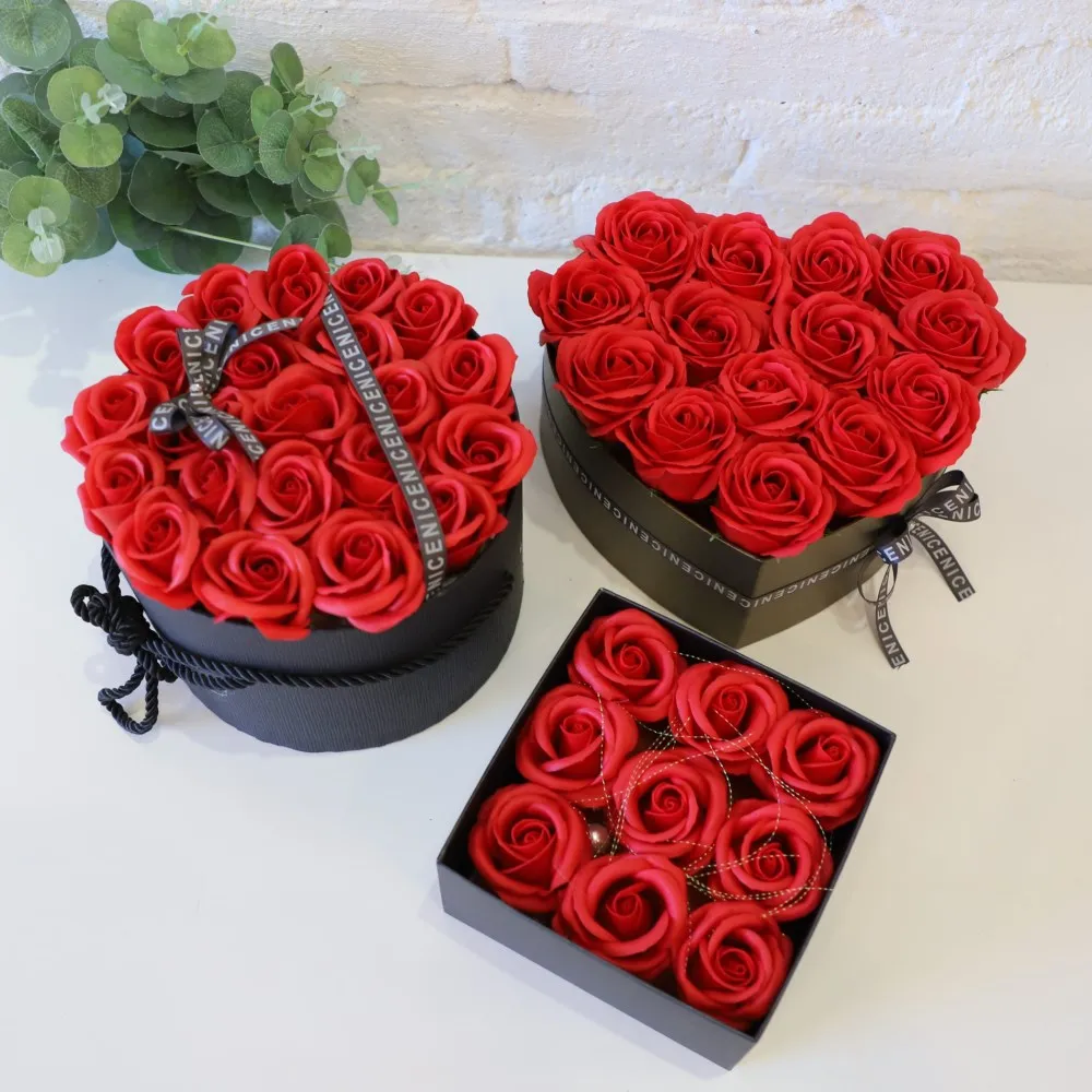 High Quality Soap Flower Wholesale Forever Red Roses With Gift Box Packaging Buy Soap Rose In Gift Box Forever Roses Preserved Fresh Flower Product On Alibaba Com