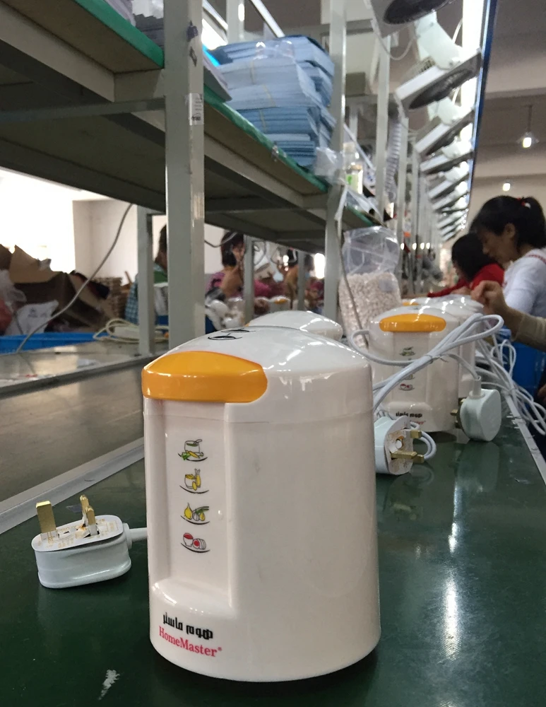 500ML Electric Food Processor Mini Portable Mixer Meat  Vegetable Chopper 304 Stainless Steel Single Blade